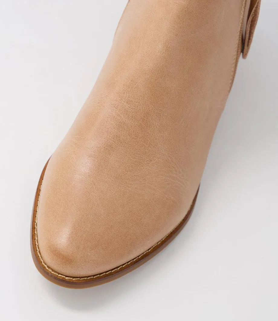 Vendas Xf Cappuccino Leather Ankle Boots