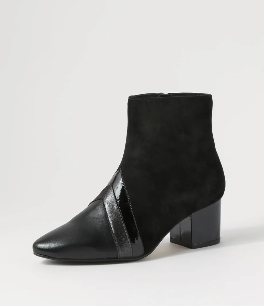 Verill Xw Black Mix Ankle Boots