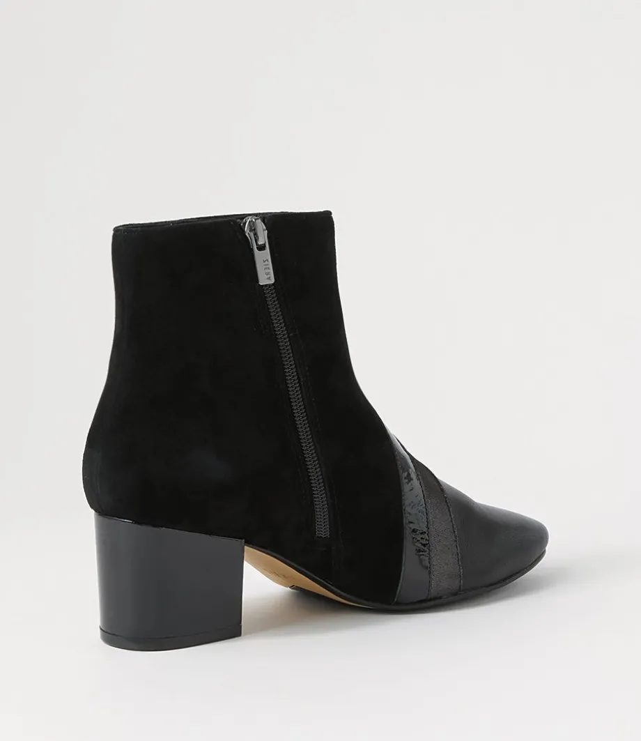 Verill Xw Black Mix Ankle Boots
