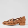 Vilis Dark Tan Leather Heels