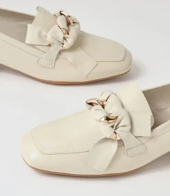 Viserys Almond Leather Heels