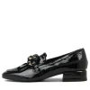 Viserys Black Shrunken Patent Heels