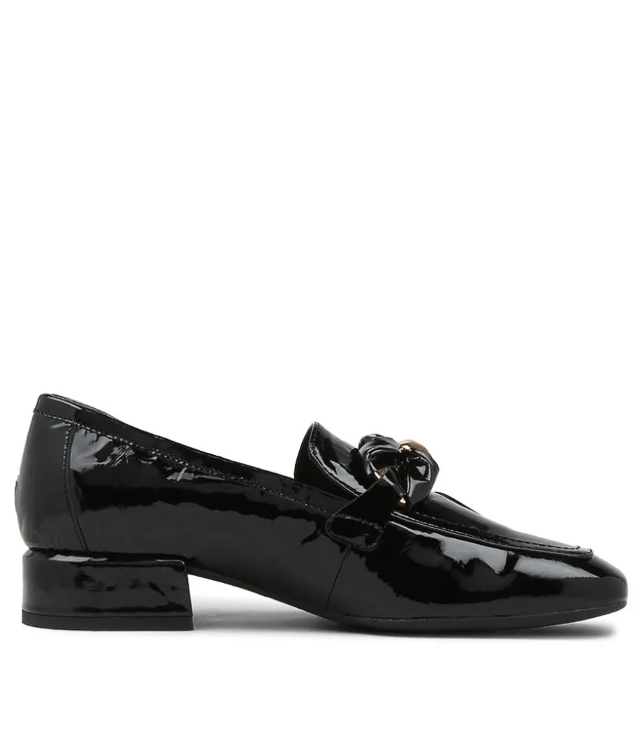 Viserys Black Shrunken Patent Heels