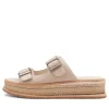 Vishu Oyster Leather Sandals