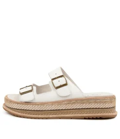 Vishu White Leather
