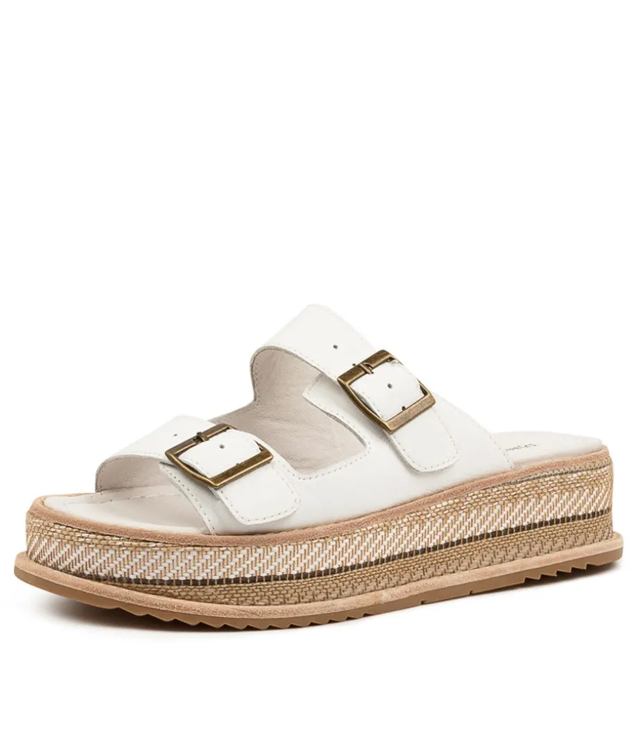 Vishu White Leather