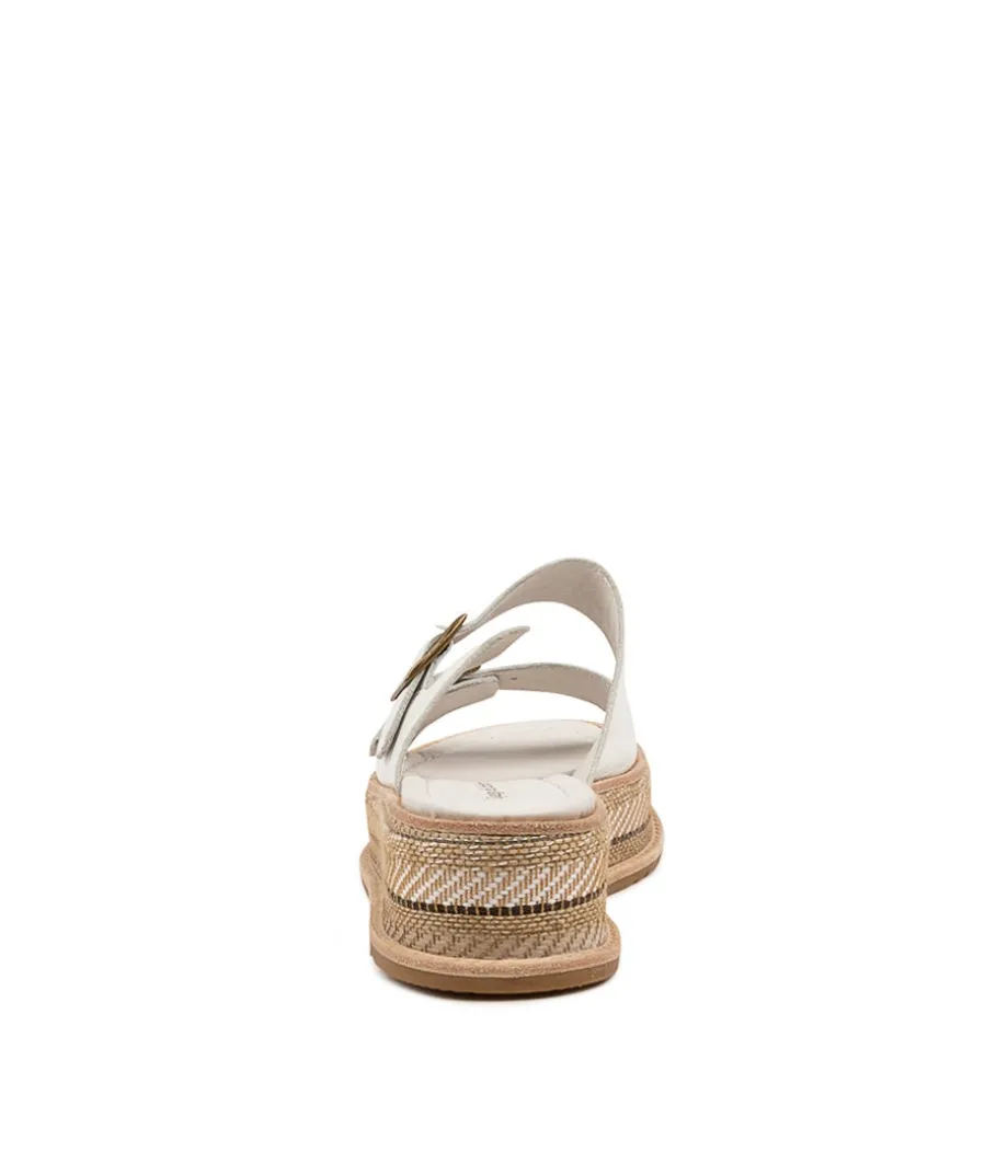 Vishu White Leather