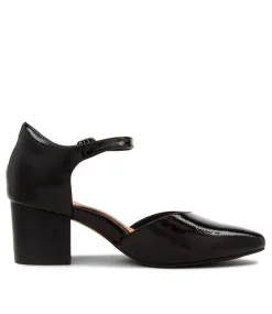 Vitor Xw Black Patent Leather Heels