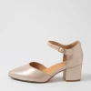 Vitor Xw Rose Shimmer Leather Heels