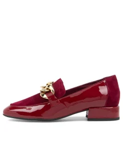 Vivandy Bordeaux Patent Leather Loafers