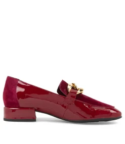 Vivandy Bordeaux Patent Leather Loafers