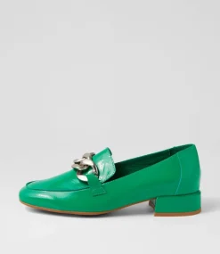 Vivandy Bright Emerald Patent Leather Heels