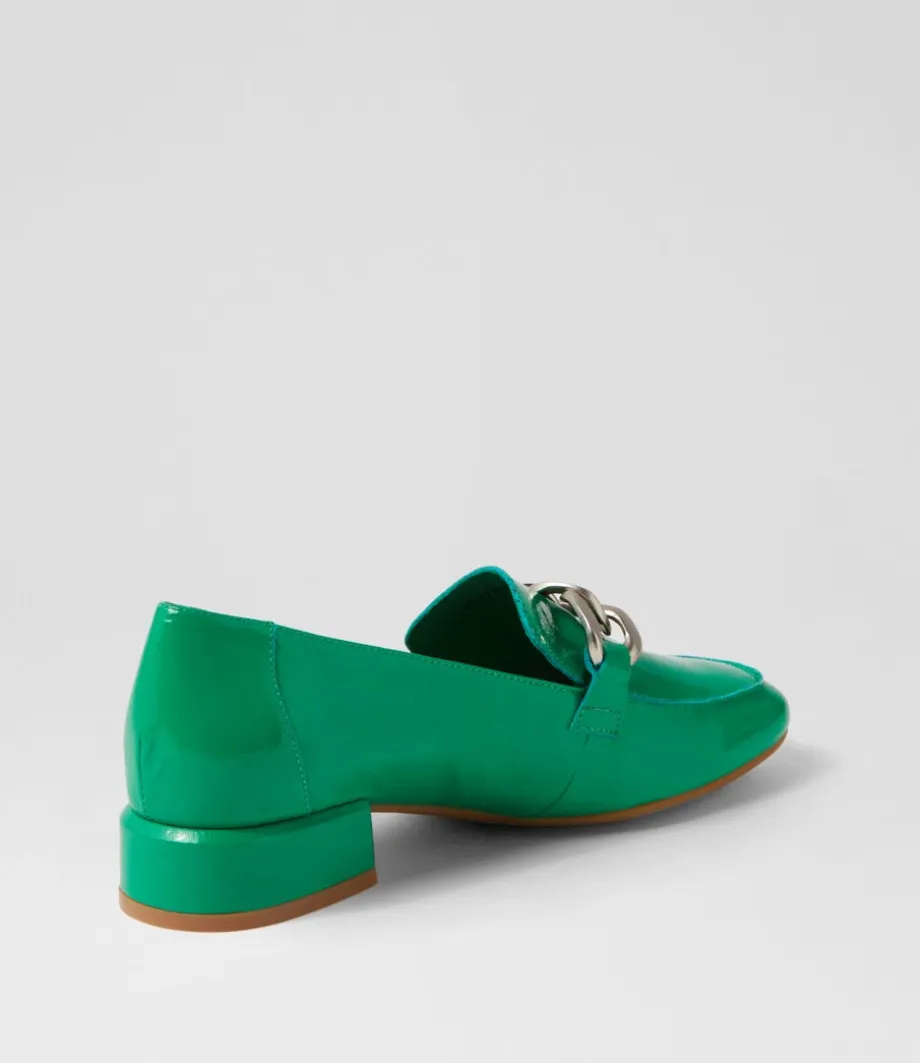 Vivandy Bright Emerald Patent Leather Heels