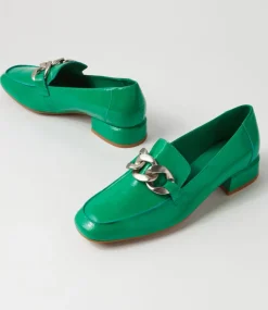 Vivandy Bright Emerald Patent Leather Heels