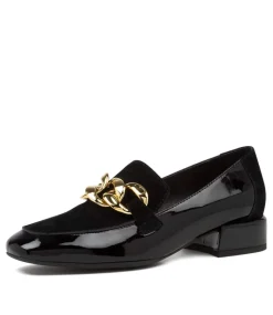 Vivandy Dj Black Patent Suede