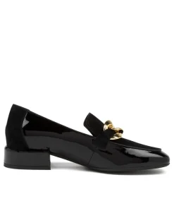 Vivandy Dj Black Patent Suede