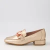Vivandy Rose Gold Croc Leather Heels