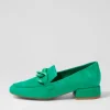 Vivek Light Emerald Suede Heels