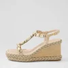 Vontey Latte Suede Jewels Sandals