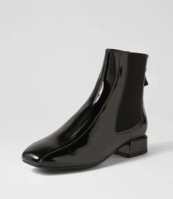 Voria Dj Black Patent Elastic