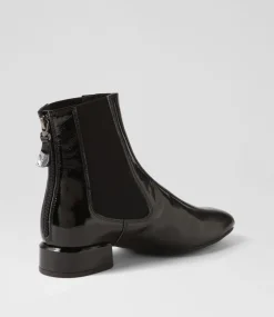Voria Dj Black Patent Elastic