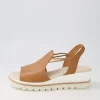 Wadmire Dark Tan Leather Sandals