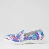 Wavada Xf Blue Palms White Leather Loafers