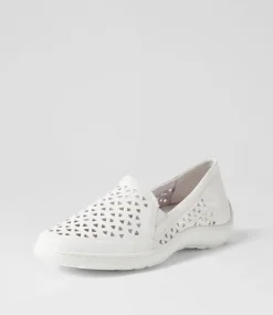 Wavada Xf White Leather Loafers