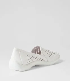 Wavada Xf White Leather Loafers