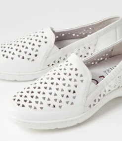 Wavada Xf White Leather Loafers