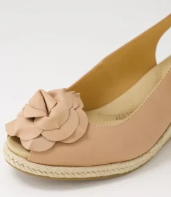Wawer W Cafe Leather Sandals