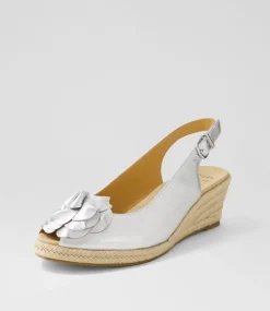Wawer W Silver Leather Sandals