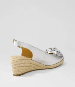 Wawer W Silver Leather Sandals