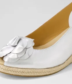Wawer W Silver Leather Sandals