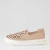 Willett Rose White Leather Elastic Sneakers