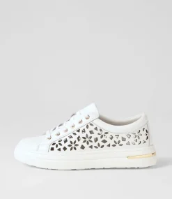 Wim White Leather Sneakers