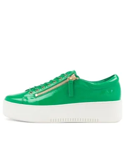 Wolfie Emerald Patent Leather Sneakers