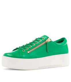 Wolfie Emerald Patent Leather Sneakers