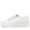 Wolfie White Leather Sneakers Ws