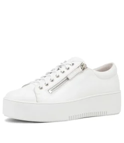 Wolfie White Leather Sneakers Ws
