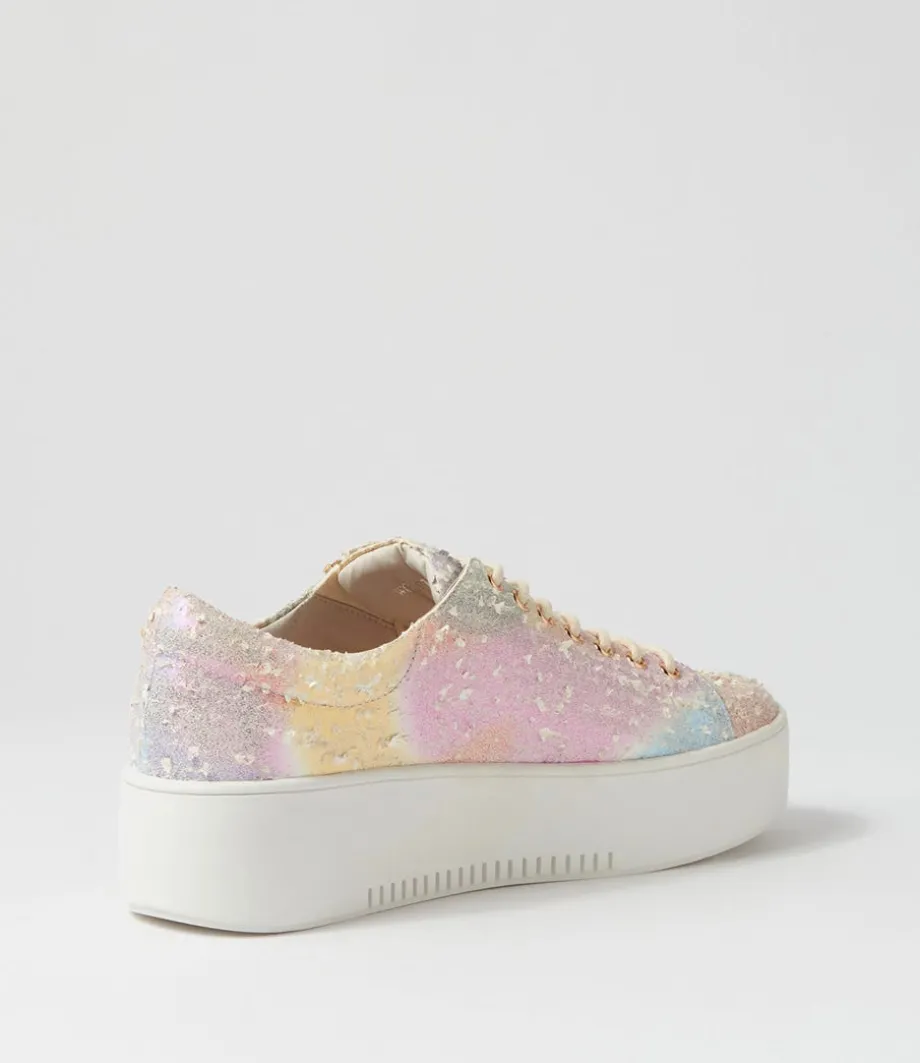 Wolfies Rainbow Multi Leather Sneakers