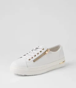 Wovi White Leather Sneakers