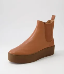 Wylder Scotch Light Choc Leather Chelsea Boots