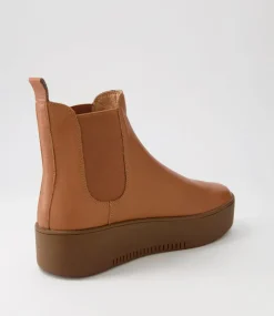 Wylder Scotch Light Choc Leather Chelsea Boots