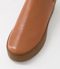 Wylder Scotch Light Choc Leather Chelsea Boots
