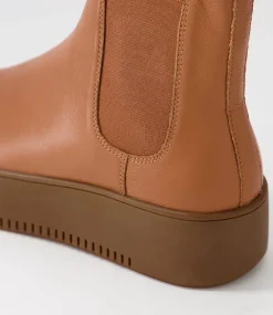 Wylder Scotch Light Choc Leather Chelsea Boots