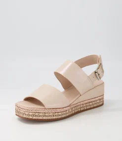 Xabbie Rose Shimmer Leather Espadrilles