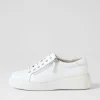Yanji White Leather Sneakers