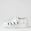 Yao White Leather Sneakers
