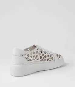 Yarry White Leather Sneakers